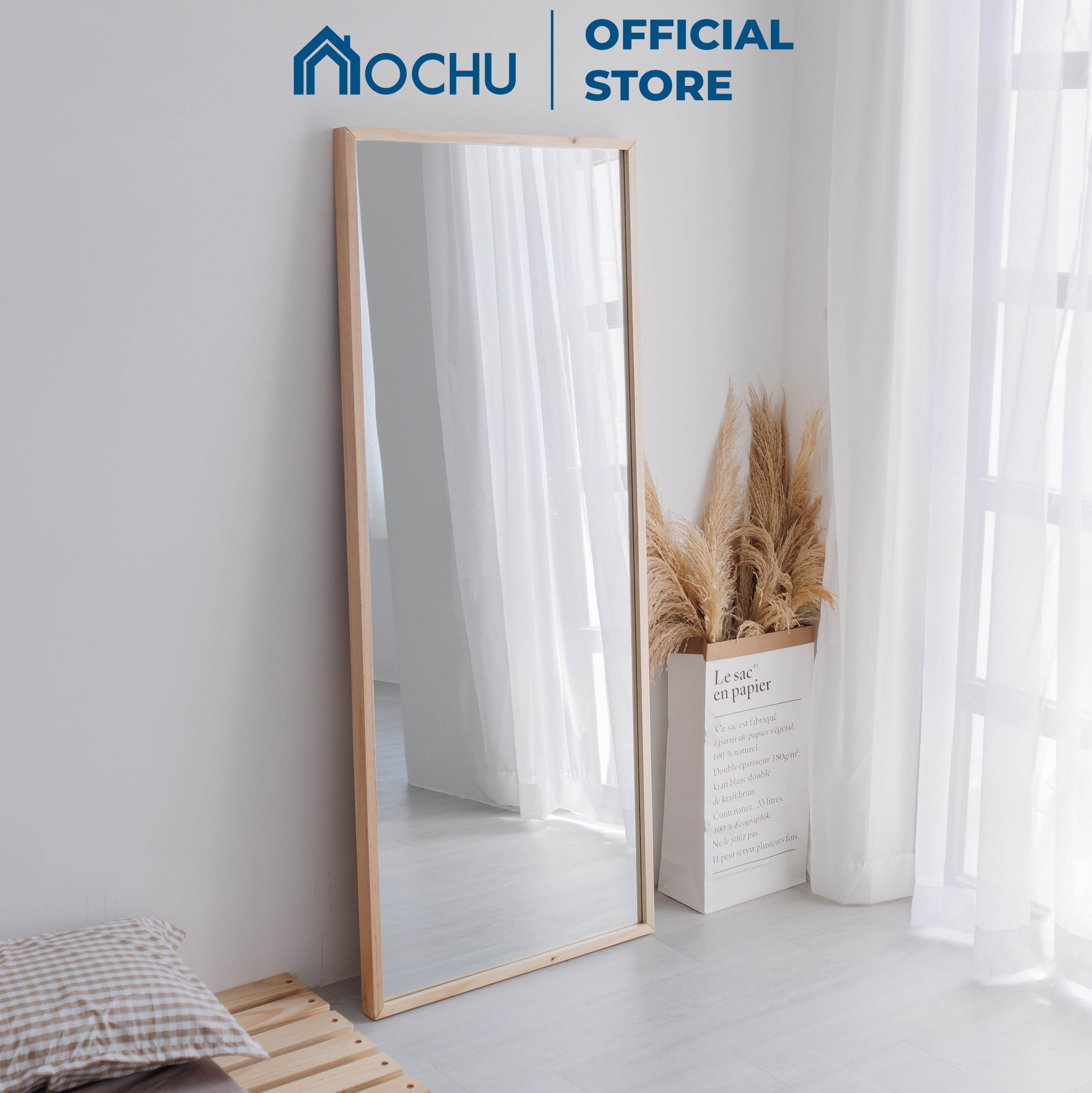 Gương Đứng Soi Toàn Thân Khung Gỗ OCHU - Mirror L - Natural