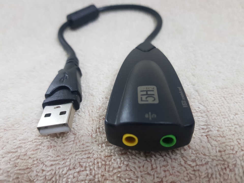 USB sound âm thanh cực chất 7.1- 5HV2 - Dùng cho máy tính, laptop - Hàng chính hãng