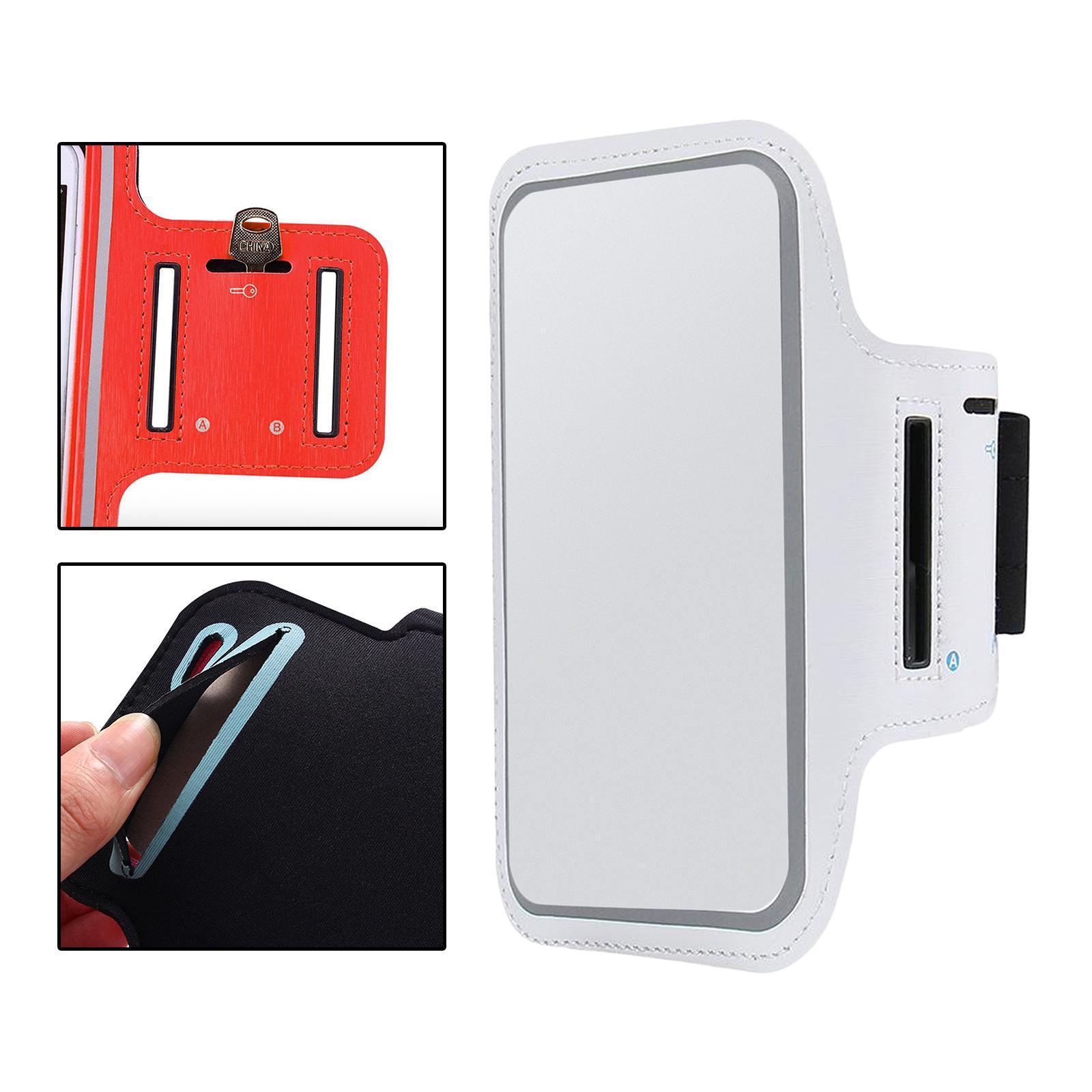 Running Cell Phone Armband white