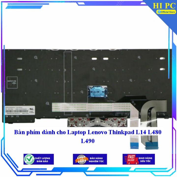 Bàn phím dành cho Laptop Lenovo Thinkpad L14 L480 L490 - Hàng Nhập Khẩu