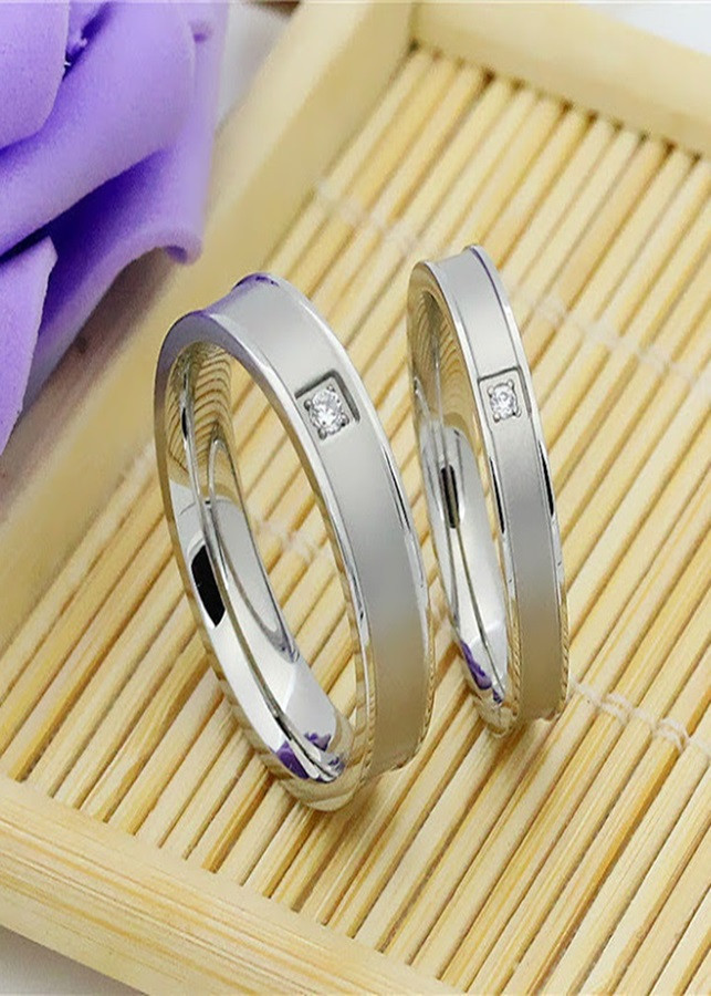 Nhẫn cặp titan không đen chống trầy cao NC123