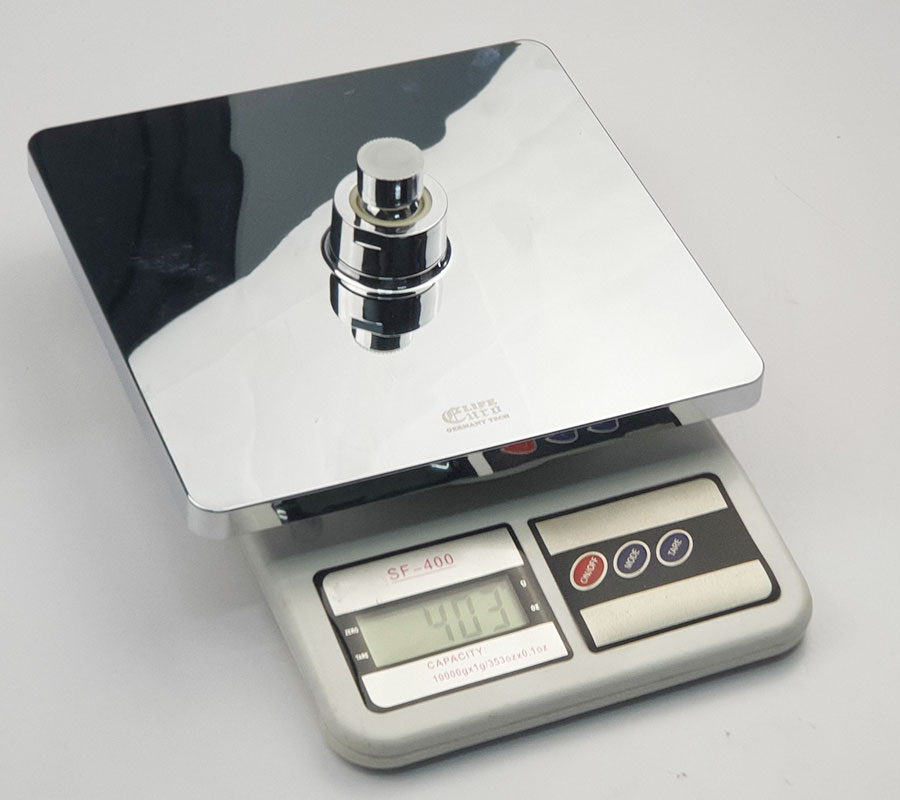 Bộ đài sen, tay sen vuông nhựa ABS mạ Chrome cao cấp Eurolife EL-DSV 02