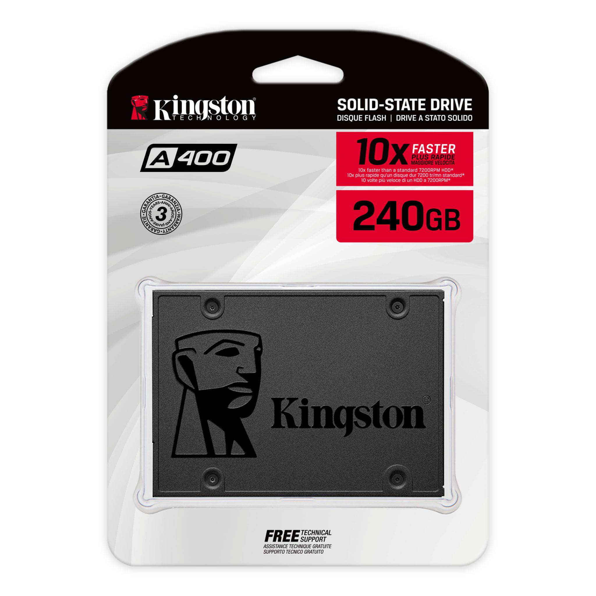 SSD Kingston SA400 2.5" 240GB - SA400S37/240G - Hàng Chính Hãng