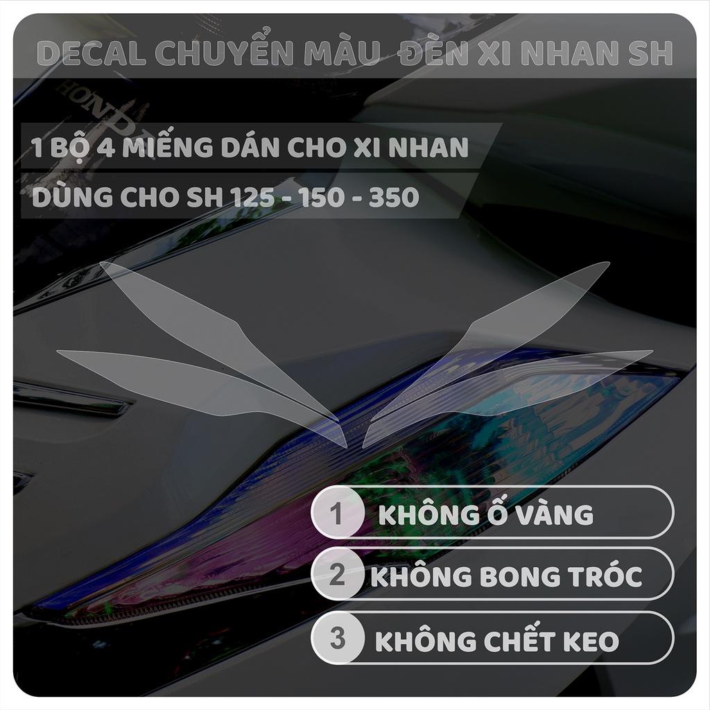 Miếng dán XI NHAN SH 125 - 150 - 350 chuyển màu bảo vệ XI NHAN CHUYỂN MÀU HONDA SH