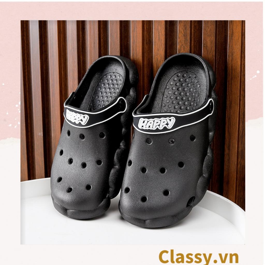 Dép sục Classy màu trơn, siêu êm, siêu bền, thích hợp đi học, đi chơi G1116