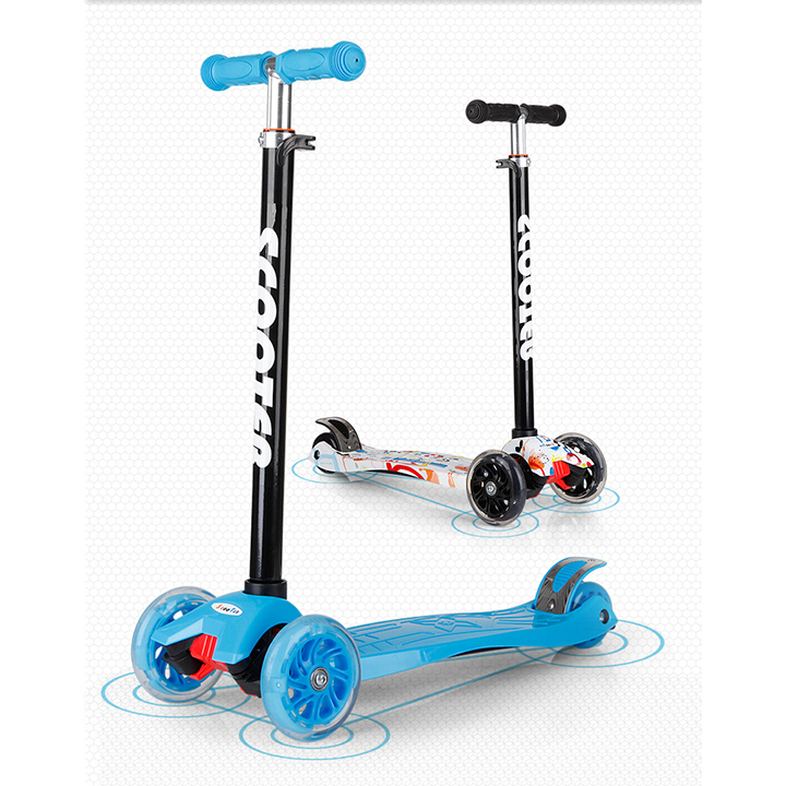 Xe Trượt Scooter Graffiti Cao Cấp 3 Bánh RE0454