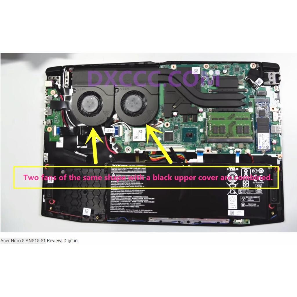 Quạt Tản Nhiệt Cpu Fcn Fjcl Dc28000Jrf0 Cho Acer Nitro An515-52 An515-53 - 52fa N17C1 Ốp