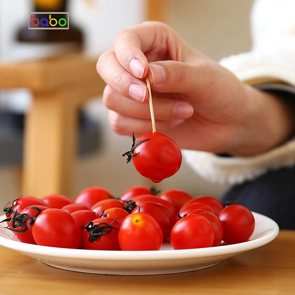 Hộp tăm 200 chiếc hộp đựng tăm tre bằng nhựa, có sẵn tăm tre babo