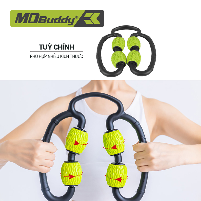 Dụng Cụ Mát Xa Thư giãn Toàn Thân MDBuddy MD12103 Chất Liệu Abs, Eva