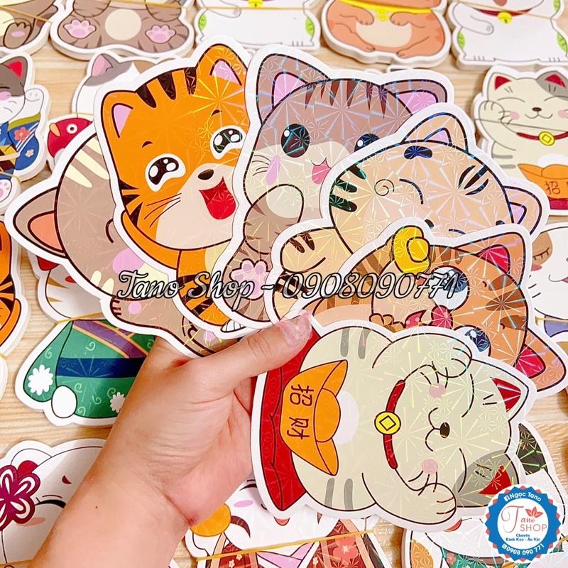 [Set 10 cái] Bao lì xì hoạt hình chibi mix đủ hình khác nhau - Set 2 cái