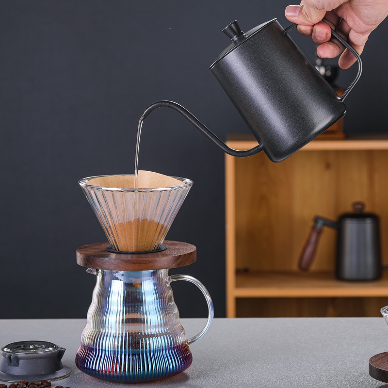 Bộ Pha Cà Phê Giấy Lọc Pour Over V60 Thể Tích 500ml