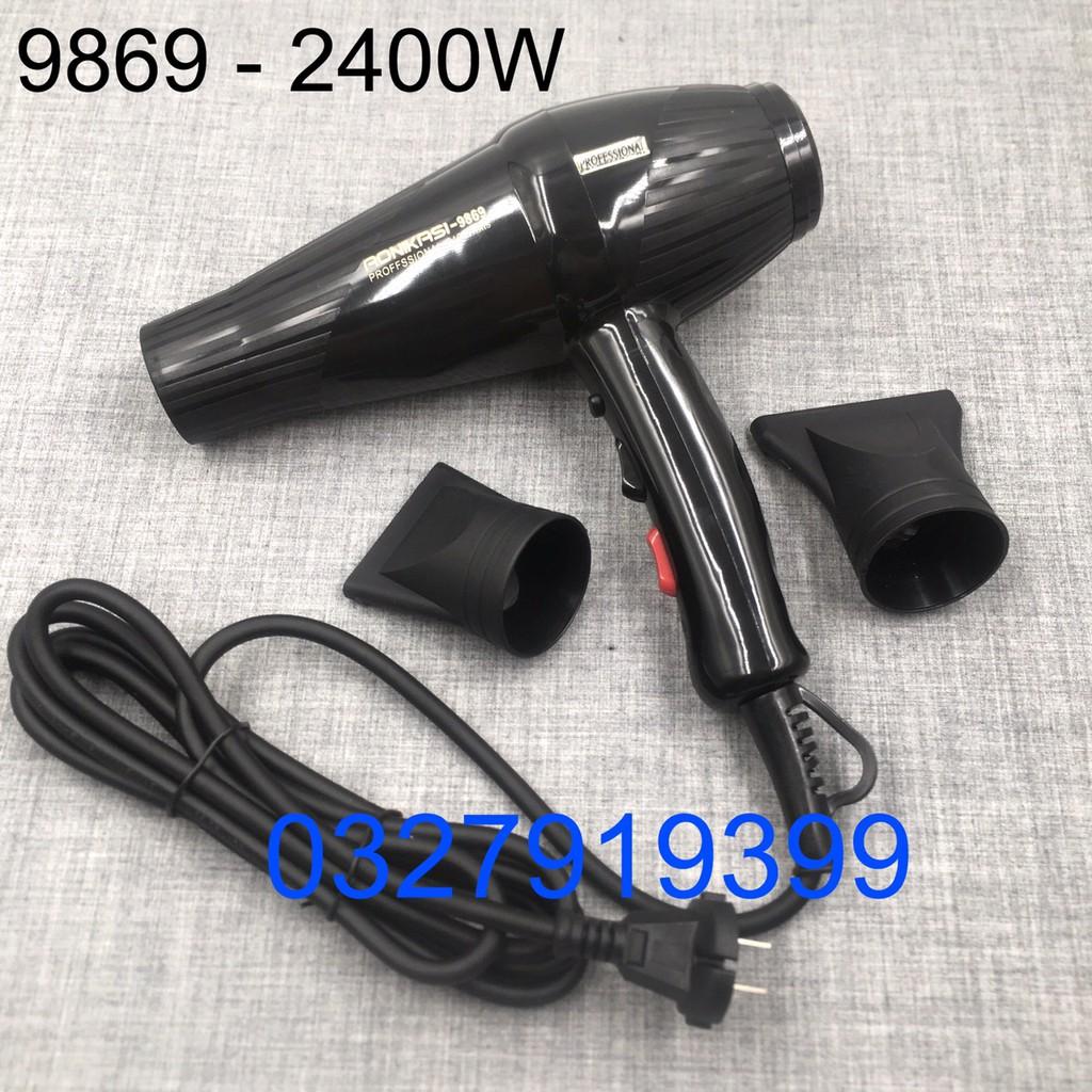 Máy sấy tóc nóng lạnh 2 chiều cao cấp 9869-2400W