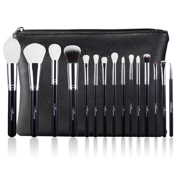 Bộ cọ trang điểm 15 cây MSQ 15pcs Pro Makeup Brushes Set Powder Blusher Eyeshadow Blending Make Up Brushes High Quality