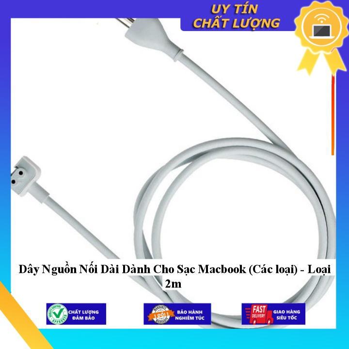 Dây Nguồn Nối Dài dùng cho Sạc Macbook (Các loại) - Loại 2m - Hàng Nhập Khẩu New Seal