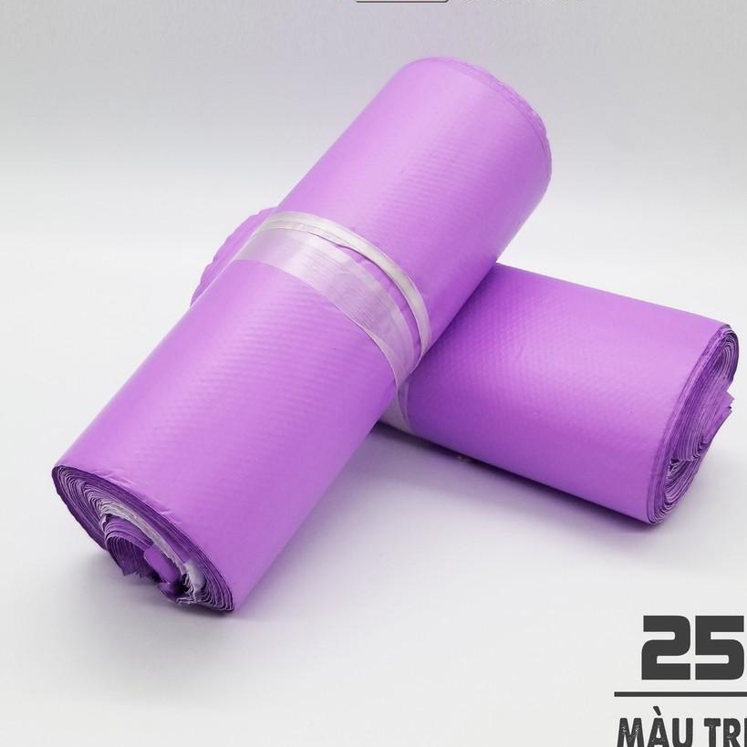 Túi Đóng Hàng  Có Dán Niêm Phong Vật Liệu Mới Tím Gia Cường Size 25x35cm