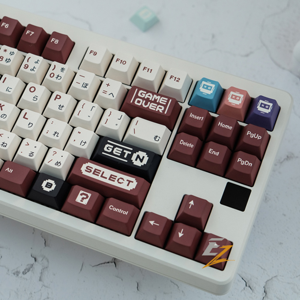 Keycap Cho Bàn Phím Cơ Gameover Đỏ thick PBT Cherry Profile 141 Phím