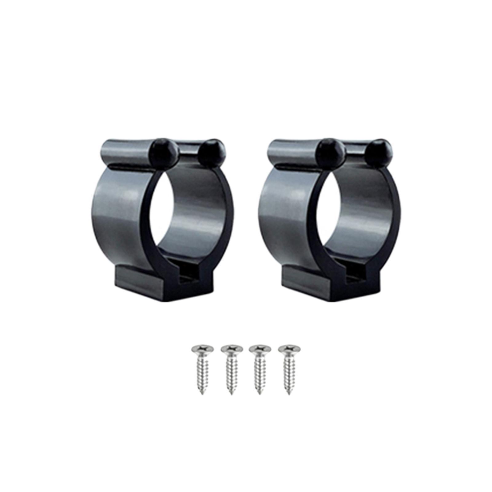 2Pcs Fishing Rod Storage Mounted Clamp Nylon Organizer Tackle Bracket Fishing Rod Rack Fishing Pole Holder for Types Rods