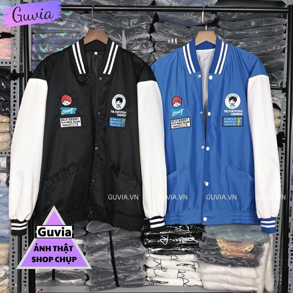 Áo Khoác Bomber Dù THÊU DINER Cao Cấp Form Rộng Nam Nữ Ulzzang Unisex Thời Trang