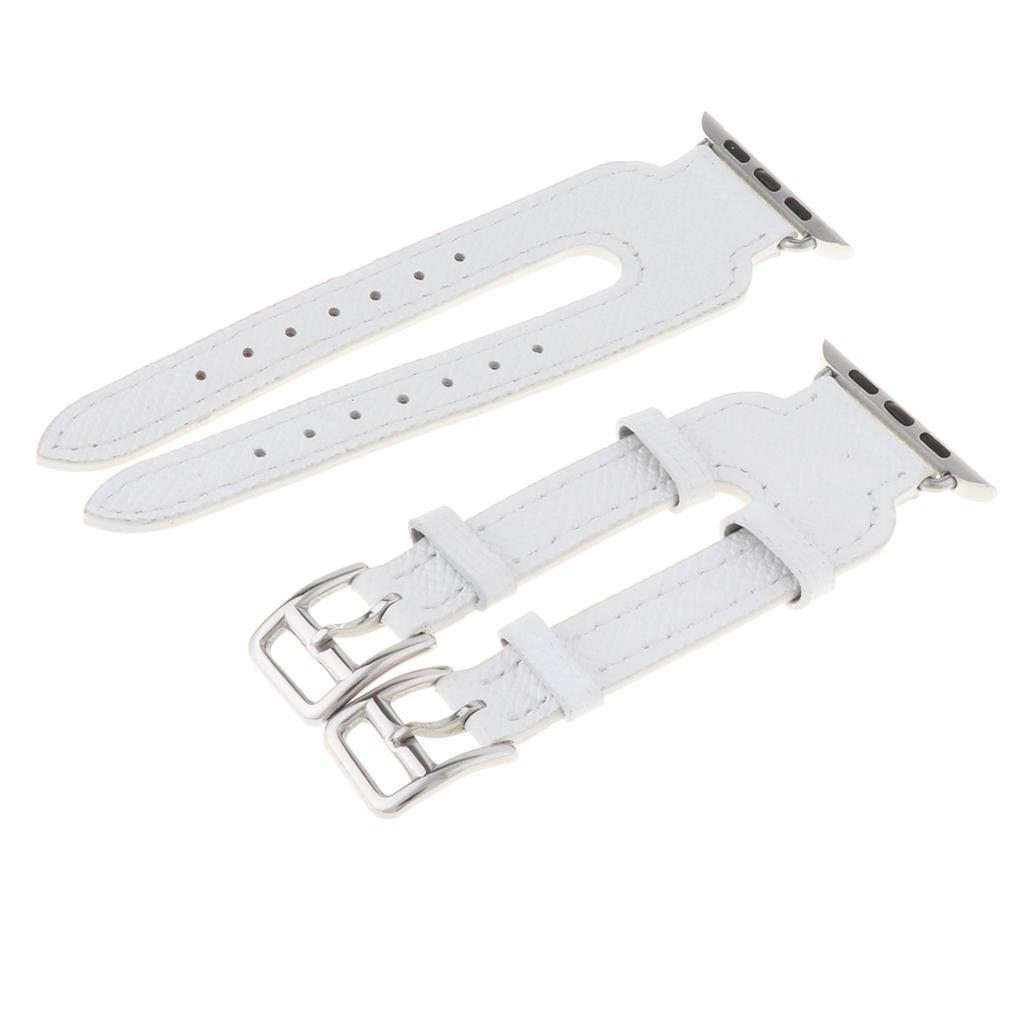 38mm Genuine Leather Strap Band Bracelet For Apple Watch