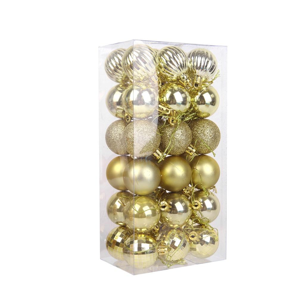 Hộp 36 Phụ Kiện Trang Trí Giáng Sinh Xinh Xắn
