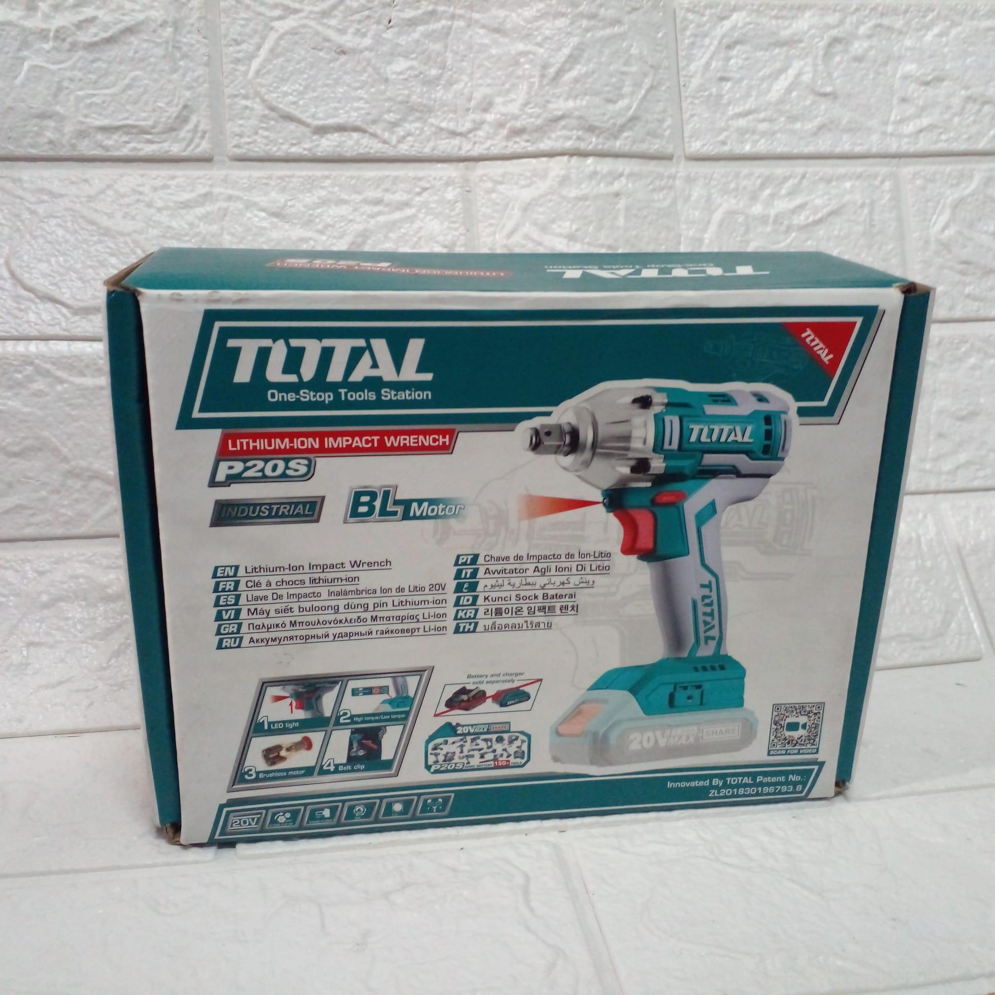 MÁY SIẾT BULOONG DÙNG PIN 20V TOTAL TIWLI20010 - HÀNG CHÍNH HÃNG