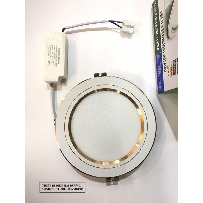 Đèn LED Âm trần Đổi màu 3 chế độ 9W /110