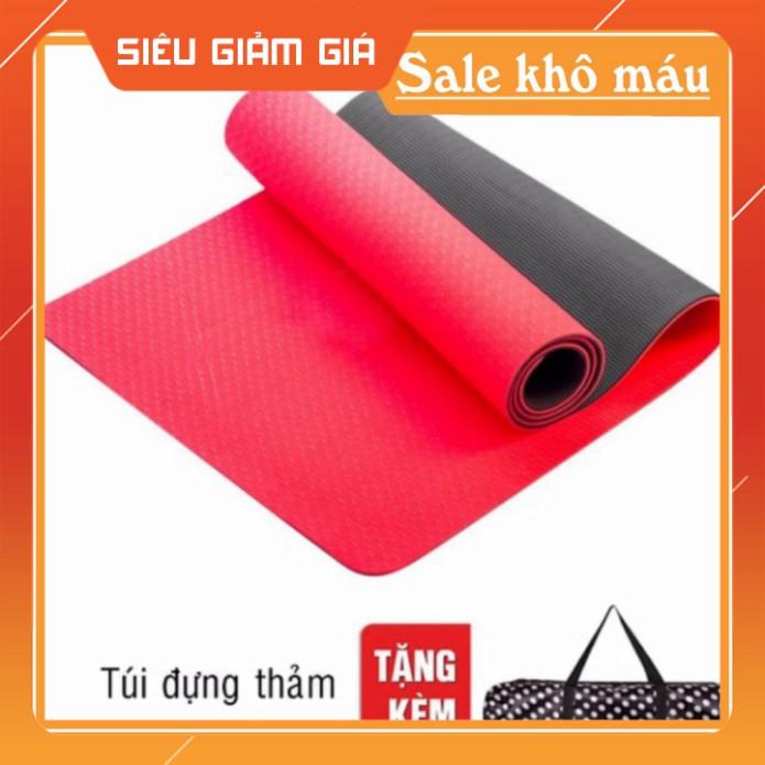 THẢM TẬP YOGA CAO CẤP 2 LỚP 6MM ( KHÔNG KÈM TÚI)