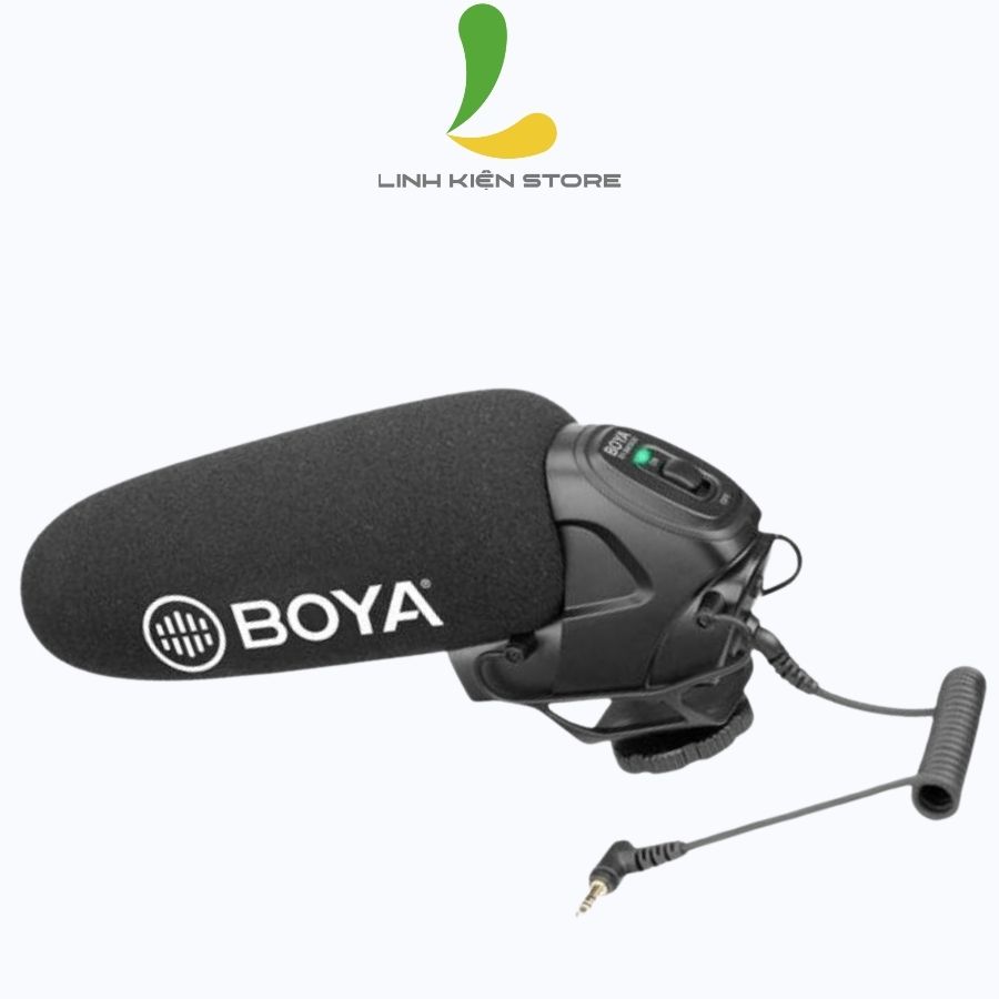 Micro shotgun cho máy ảnh, máy quay Boya BY-BM3030 - Hàng chính hãng