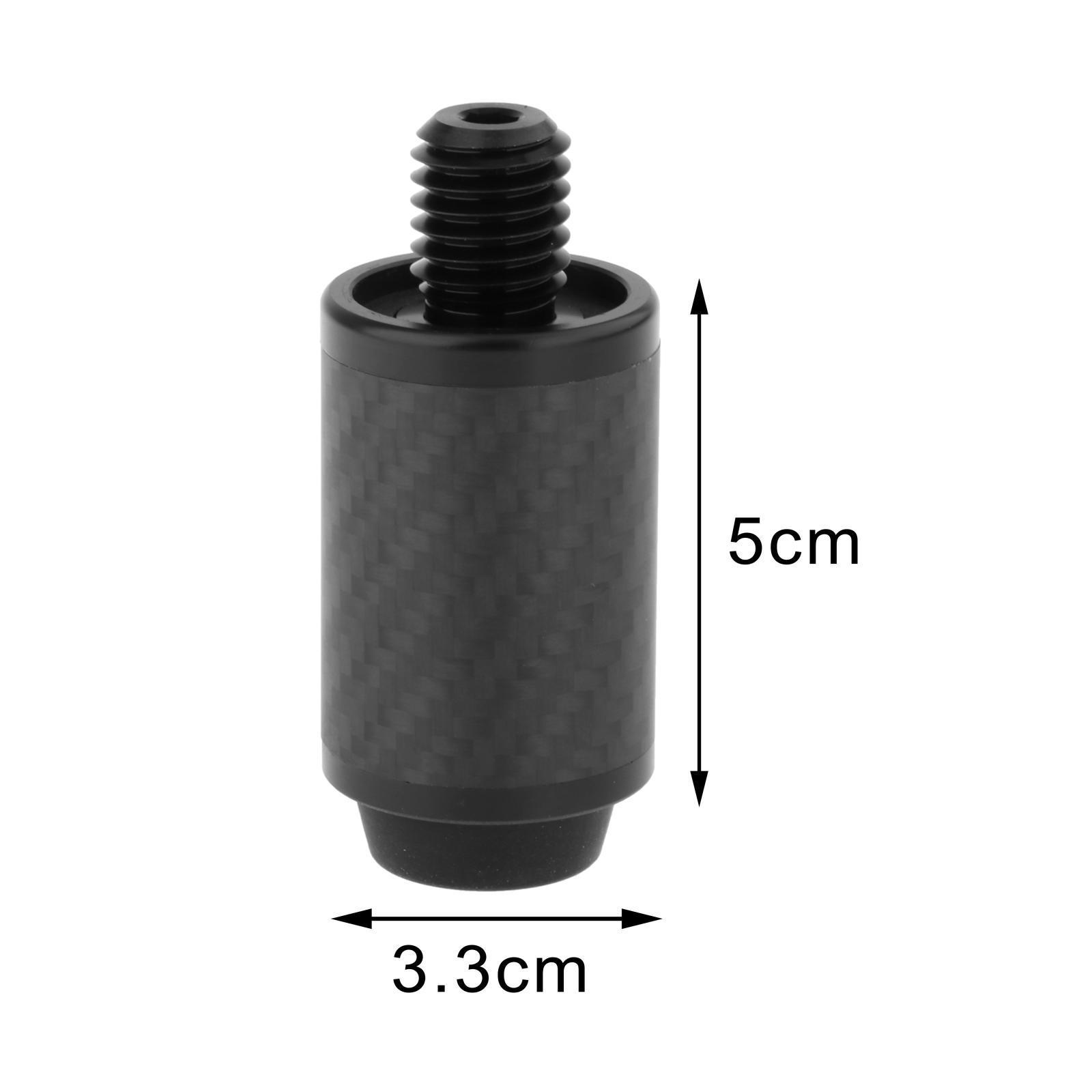 Pool Cue Extension, Billiard Cue Extension, Pool Accessories with , Billiards Supplies, Professional Carbon Fiber Cue Shaft Extend