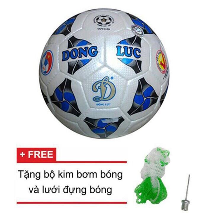 Quả bóng đá cơ bắp động lực kèm kim bơm bóng và túi lưới đựng UCV 3.05 (số 4)