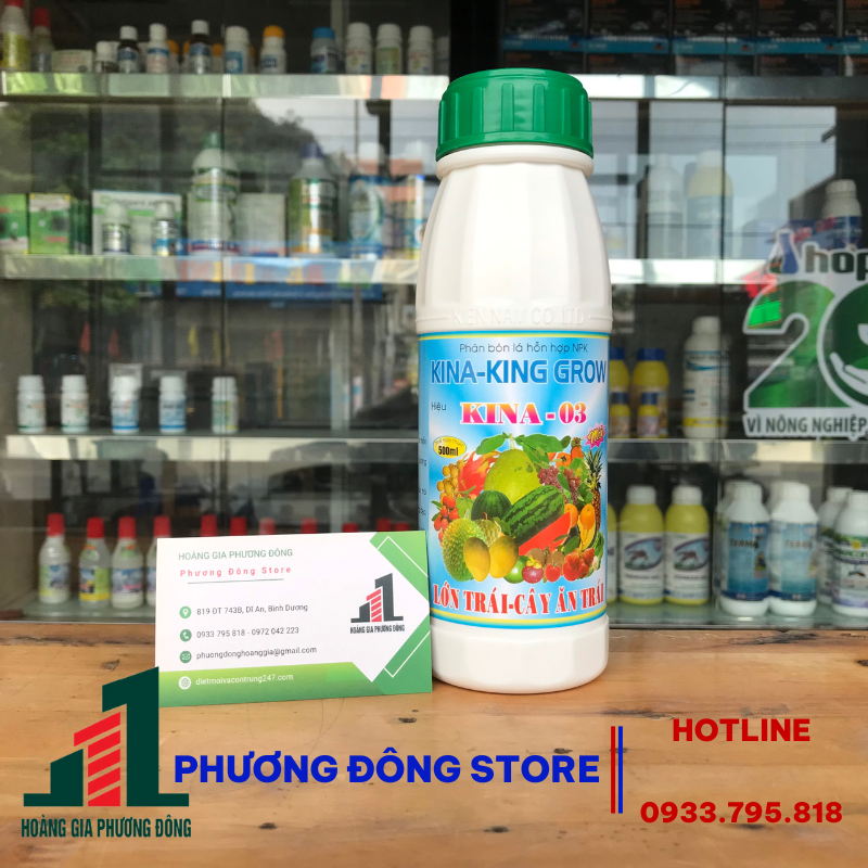 Phân bón Kina-King Grow chai 500ml