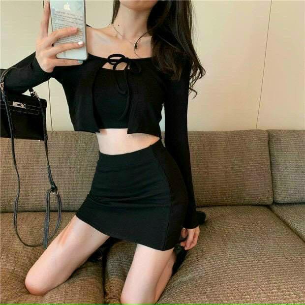 Set váy 3 món dễ thương cho nàng đi chơi, dự tiệc dạo phố