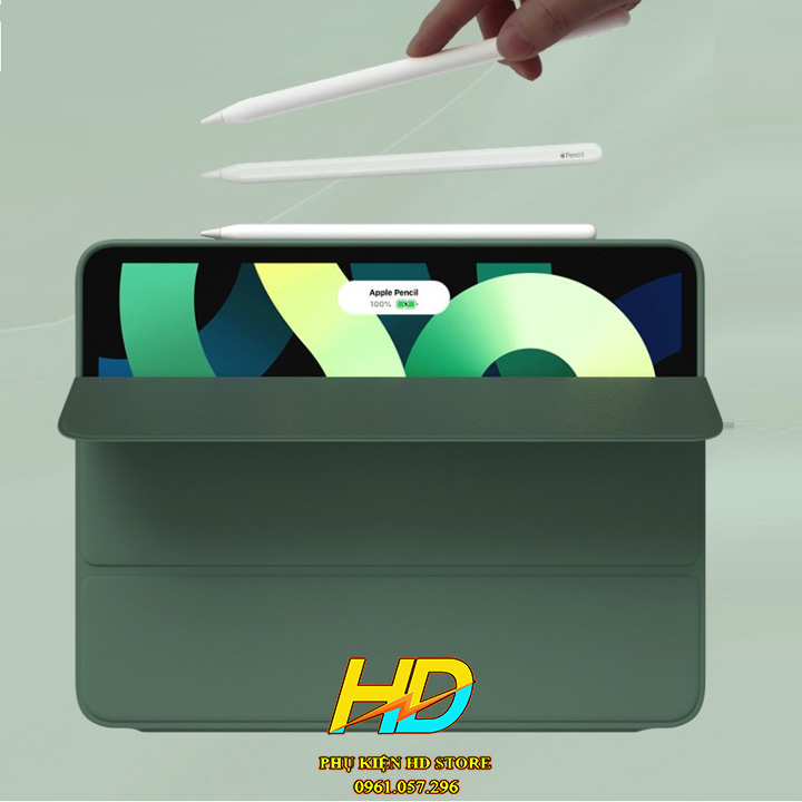 Bao Da Cao Cấp Dành Cho iPad Pro 11 inch 2021/2020/2018 Chính Hãng Mutural Folio Case Lưng Trong Suốt, Chống Sốc, Có Ngăn Đựng Bút Tiện Lợi - Hàng Chính Hãng