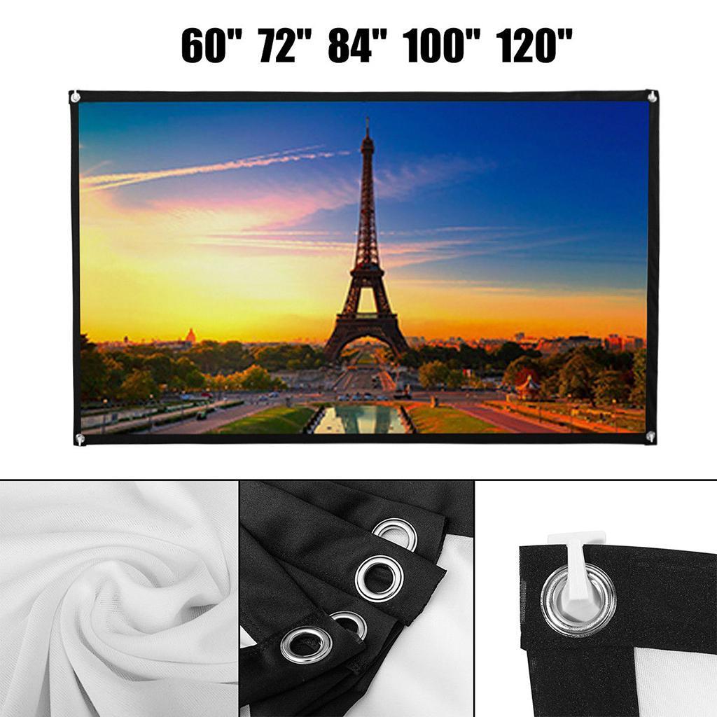 Durable Soft Projector Screen Film Home Cinema Movie Screen Projection