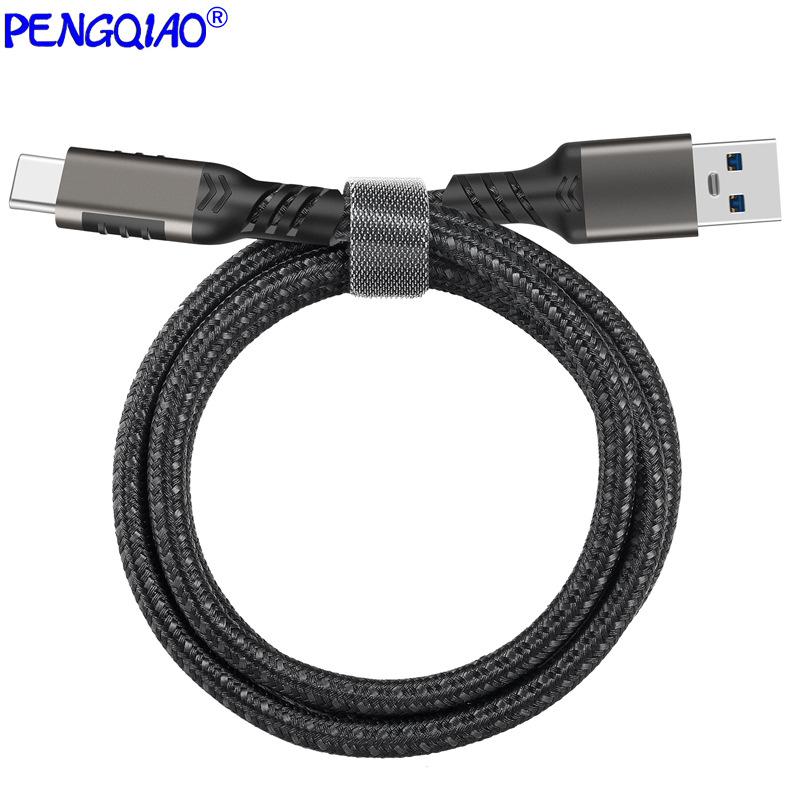 Cáp A-C Hard Disk 3.1Type-C Dữ liệu Cáp 10Gbps Dữ liệu USB3.2A Cách mạng C nam 3A60W Dòng điện cao