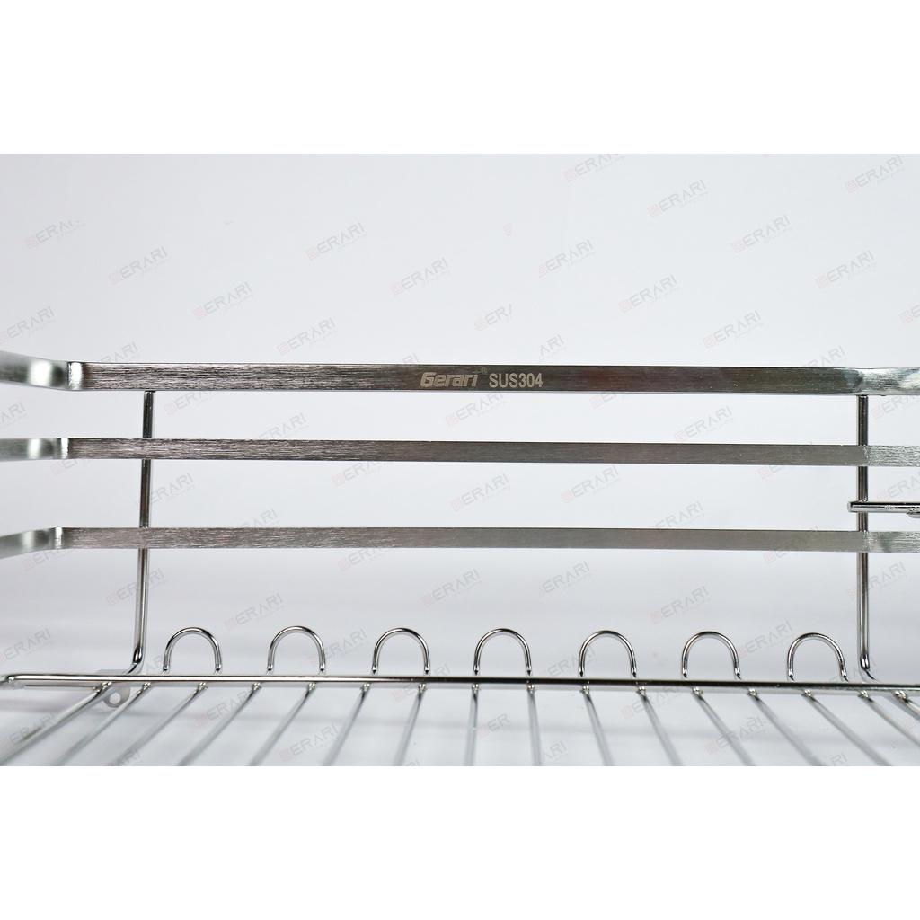 Kệ bát đĩa Gerari chính hãng chất liệu inox 304 bóng mờ cao cấp