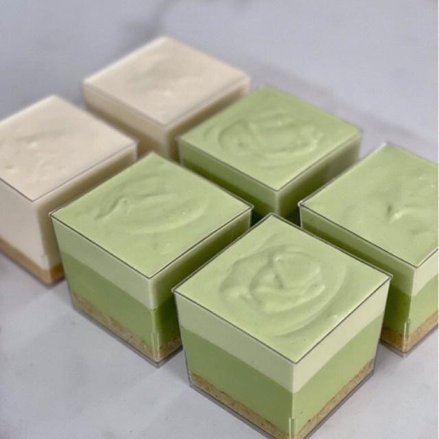 Set 50 Hộp Vuông Đựng Bánh Tiramisu - Mousse - Panna Cotta - LC-6055