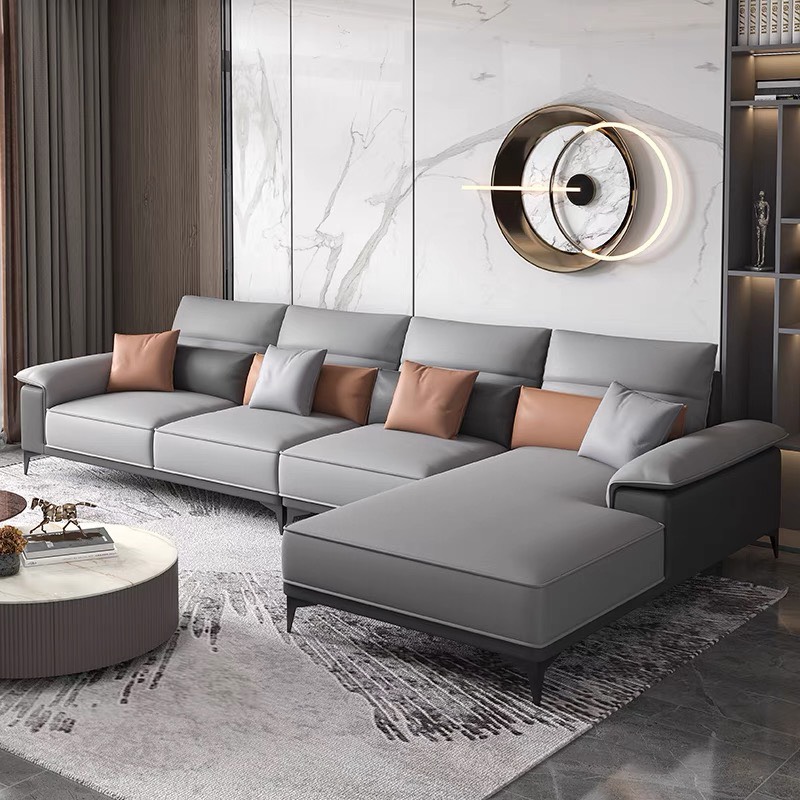 Ghế sofa da góc L Adora