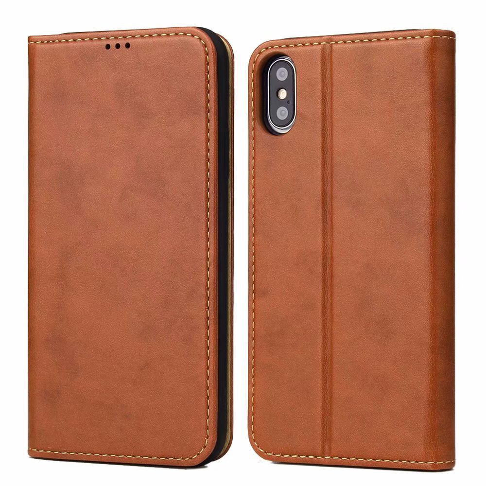 Bao da dành cho iPhone 6/7/8/X/XR/XsMax/11/11ProMax nắp gập da cao cấp, mềm xịn, bền màu có ngăn dựng thẻ ATM, giấy tờ cá nhân