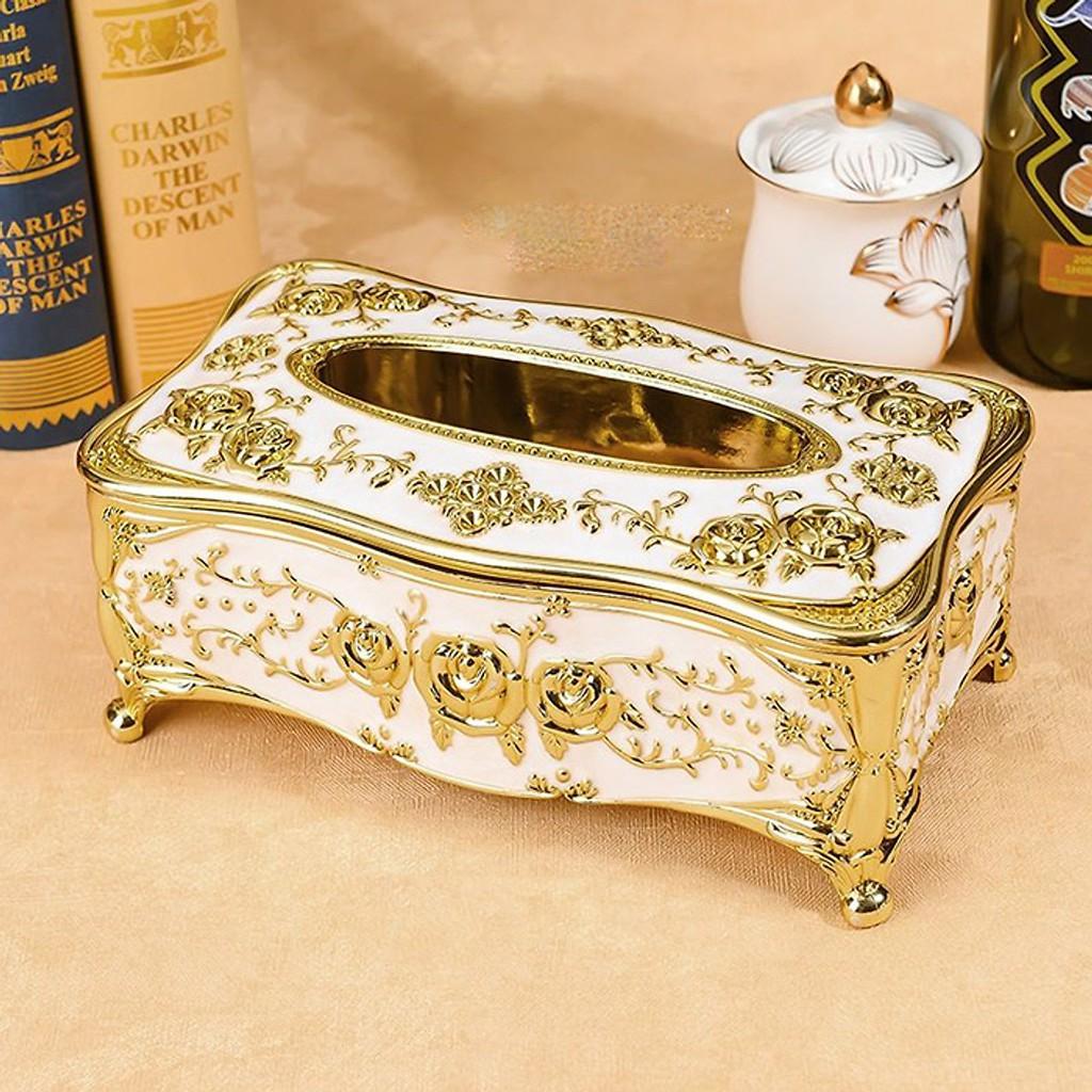 [KoSuyTu] Hộp Đựng Khăn Giấy Hợp Kim LOẠI XỊN Cao Cấp - 13x23x8cm - Trang Trí Nhà Cửa Sang Trọng Cho Phòng Khách