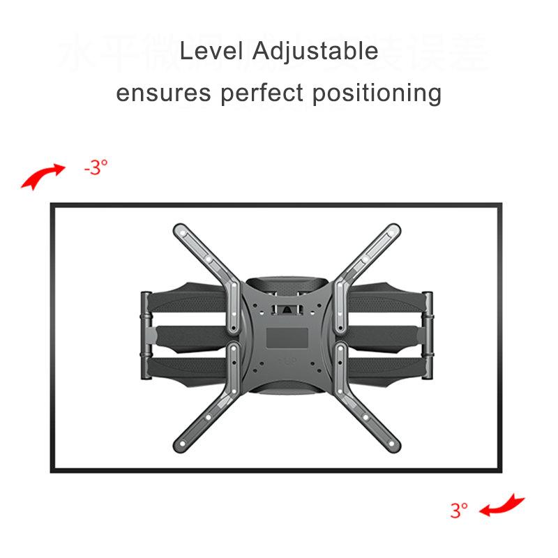 Chuyển động đầy đủ 32 "-60" LCD LED TV treo tường có thể thu vào TV giá treo tường LCD khung 6 cánh tay swing Max Vesa 400x400mm