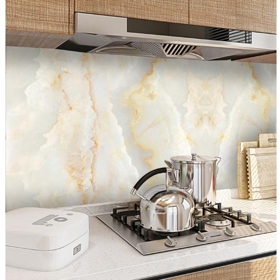 Cuộn 3m decal giấy dán bếp tráng nhôm khổ 0.6cm
