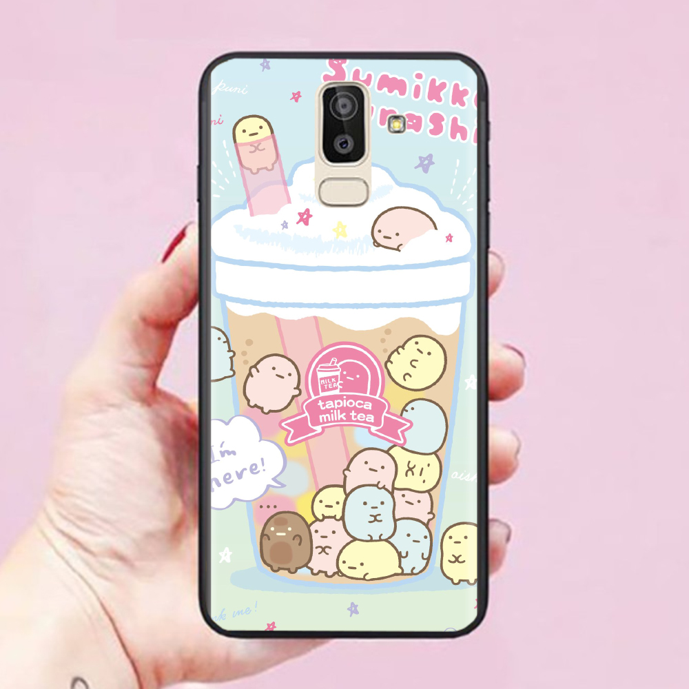 Ốp lưng dành cho điện thoại Samsung Galaxy J8 Hình Trà Sữa Cute