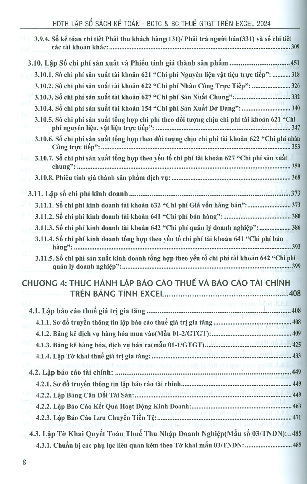 Hướng Dẫn Thực Hành Lập Sổ Sách Kế Toán Báo Cáo Tài Chính Báo Cáo Thuế GTGT Trên Excel 2024 (Tái bản lần thứ 13) - TS. Đặng Văn Sáng