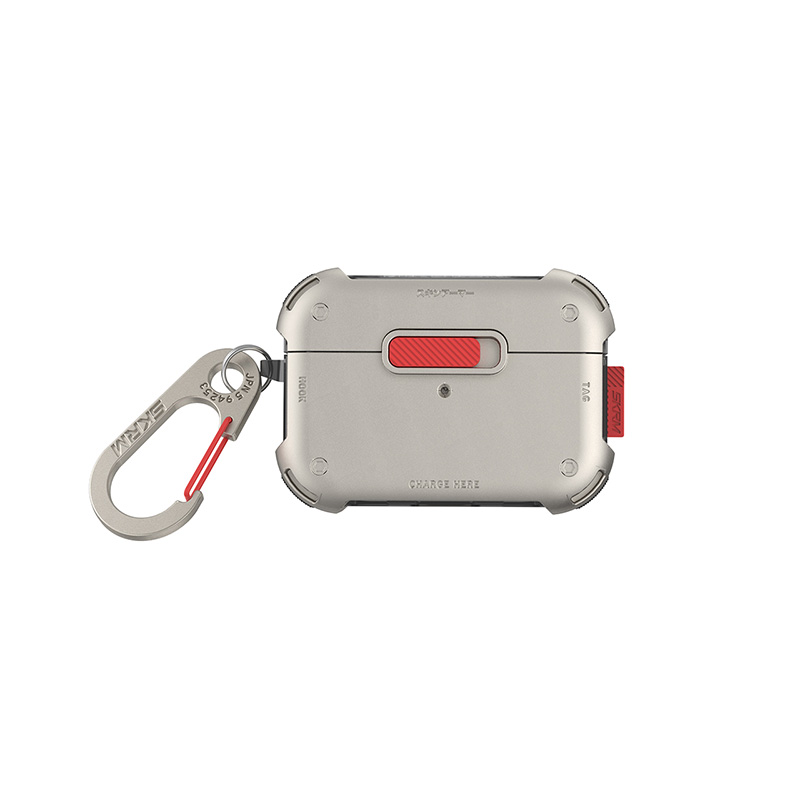 Ốp Bảo Vệ Skinarma MECHA Cho Airpods Pro 2/1 Thiết Kế Độc Đáo Có Khóa Cài Tặng Kèm Móc Đeo Zinc Alloy Chống Sốc Tốt Hàng Chính Hãng