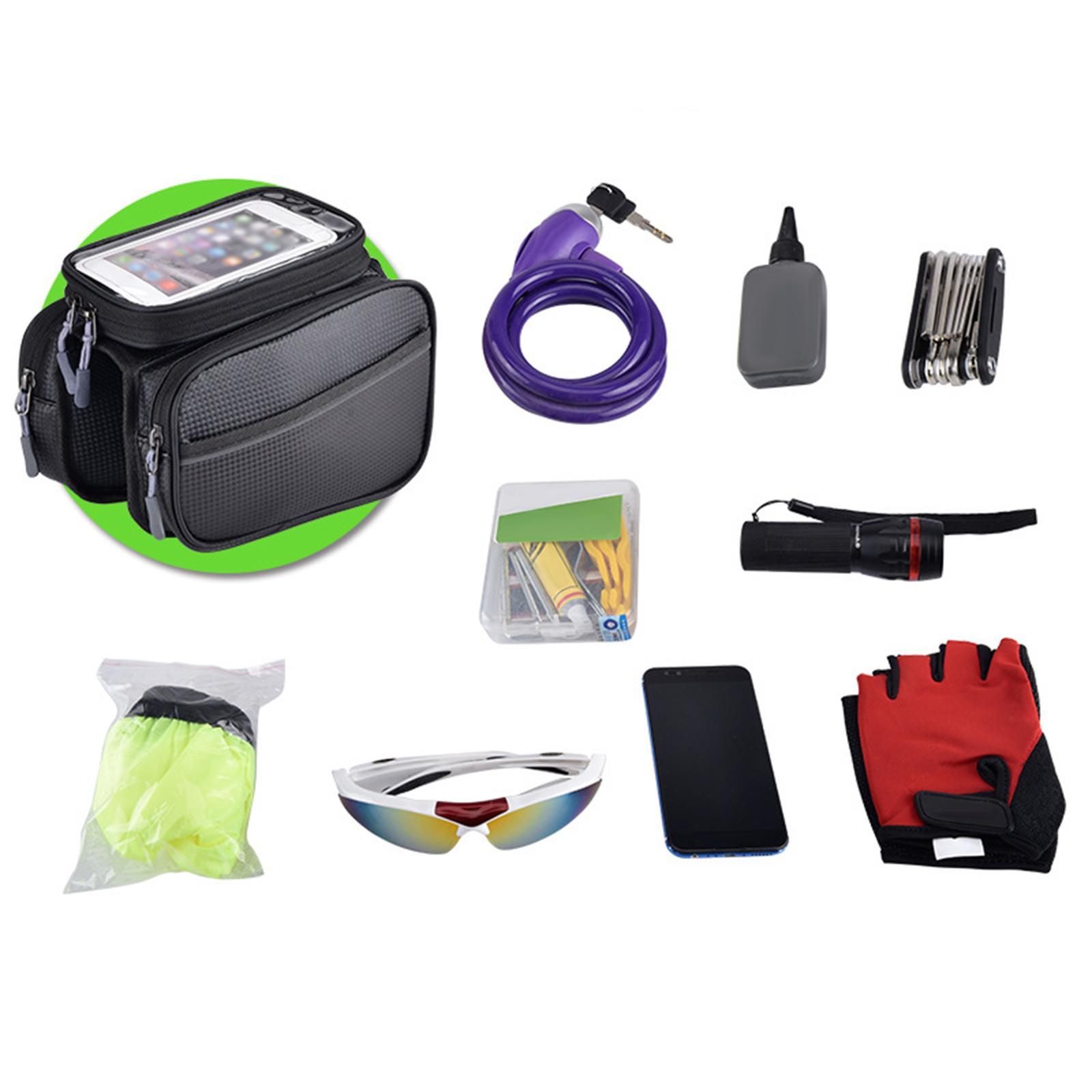 Bike Phone Front Frame Bag Bag Waterproof Bike Phone Bag Phone Case Holder Accessories Cycling Pouch