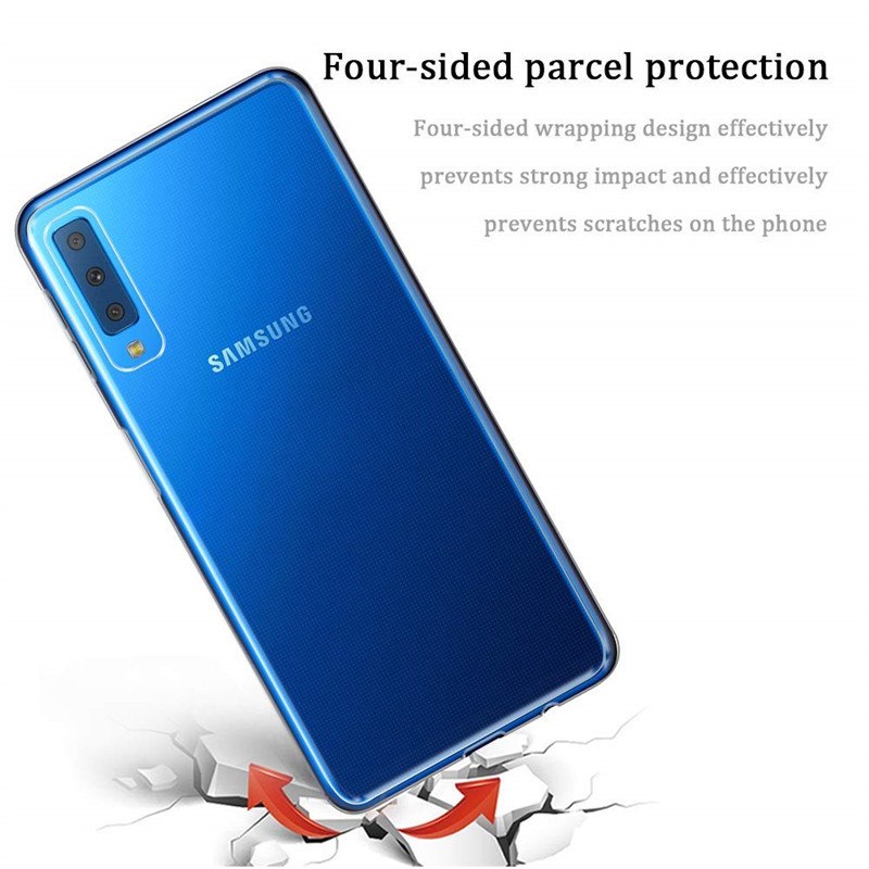 Ốp lưng dẻo cho Samsung Galaxy A7 2018 Ultra Thin - Hàng chính hãng