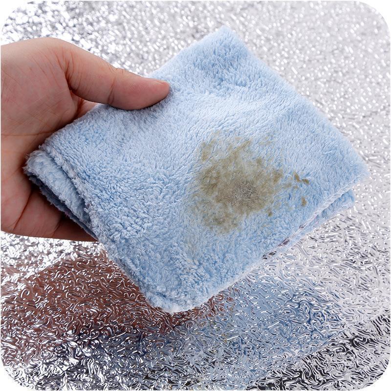 Cuộn 2m X 40cm Giấy Dán Bếp Tráng Nhôm Chống Dầu Mỡ, Trang Trí Nhà Bếp