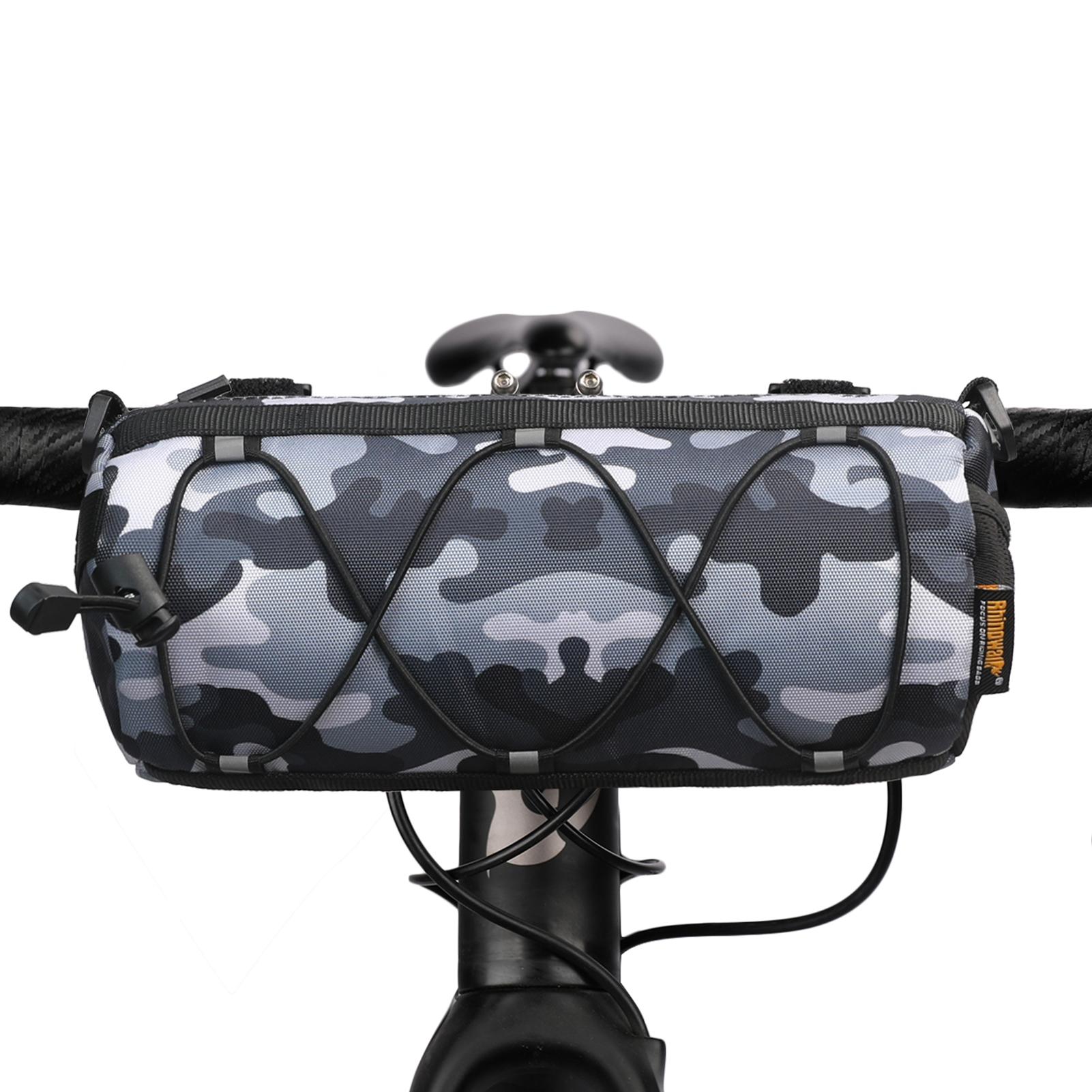 Rhinowalk Practical Bicycle Bag Multifunctional Bike Bag Large Capacity Bike Front Storage Bags Anti-drop Wear-resistant Cycling Bag Crossbody Bag