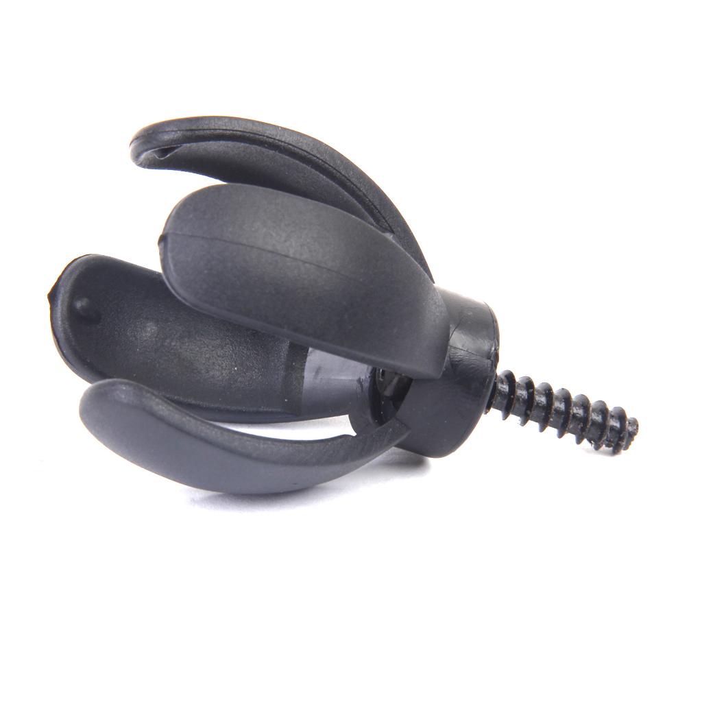 4-Prongs Golf Ball Pick Up Claw, Retriever, Sucker, Pickup Tool for Most Putter Grip Attachable - Black